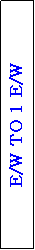 Text Box: E/W TO 1 E/W