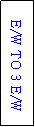 Text Box: E/W TO 3 E/W