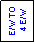 Text Box: E/W TO
 4 E/W