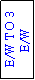 Text Box: E/W TO 3 E/W