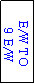 Text Box: E/W TO
 9 E/W