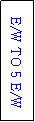 Text Box: E/W TO 5 E/W