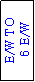 Text Box: E/W TO
 6 E/W