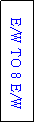 Text Box: E/W TO 8 E/W
