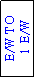 Text Box: E/W TO
 1 E/W
