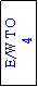Text Box: E/W TO
 4