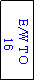 Text Box: E/W TO
 16