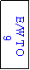 Text Box: E/W TO
 9
