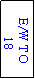 Text Box: E/W TO
 18